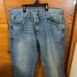 Nautica Blue Relaxed Jeans with Natural Fading